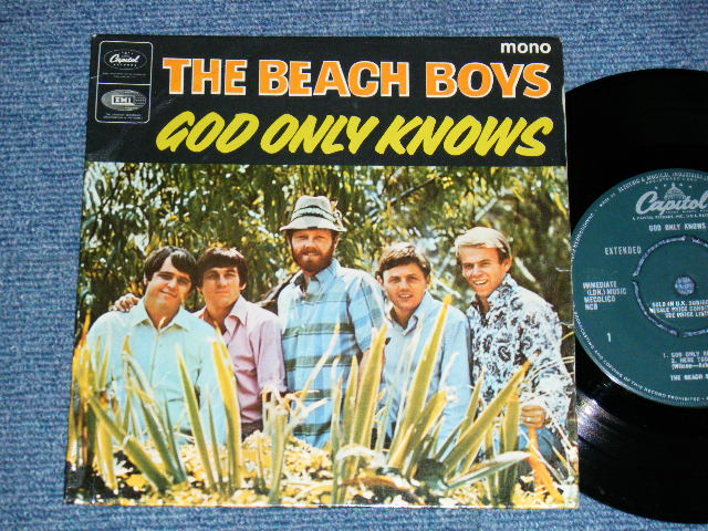 画像1: THE BEACH BOYS - GOD ONLY KNOWS (Ex+/Ex+SWOBC) / 1966 UK ENGLAND ORIGINAL Used 7" 45rpm EP+PS 