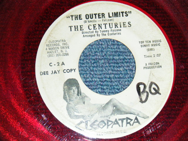 画像1: The Centuries - A)The Outer Limits   B)Polynesian Paradise (Ex-/Ex- WOL) / 1963 US AMERICA ORIGINAL "WHITE LABEL PROMO" "PROMO RED WAX VINYL" Used 7" 45's SINGLE