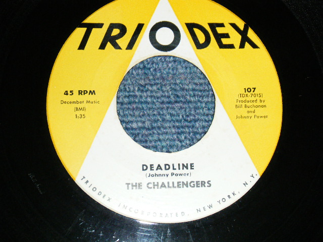 画像1: THE CHALLENGERS (ROCKIN' INST BAND, ECHOOO GUITAR) - A) DEAD LINE  B) CRY OF THE WILD GOOSE  (Ex++/Ex+++) / 1961 US AMERICA ORIGINAL Used 7" 45 SINGLE 
