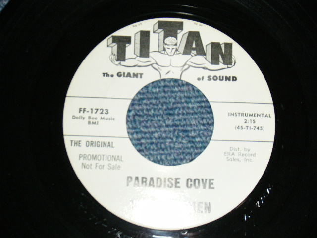 画像1: The SURFMEN - A)PARADISE COVE  B) THE GHOST HOP (Ex++/Ex++) / 1962 US AMERICA ORIGINAL WHITE LABEL PROMO" Used 7" 45rpm Single