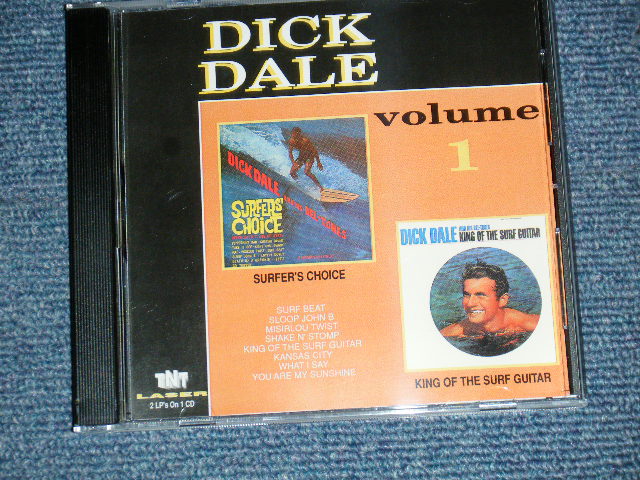 画像1: DICK DALE & HIS DEL-TONES - VOLUME 1 (SURFERS' CHOICE + KING OF THE SURF GUITAR) (NEW) / 1992 EU "BRAND NEW" CD