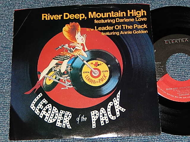 画像1: A)DARLENE LOVE  B)Annie Golden - A)River Deep, Mountain High   B)Leader Of The Pack (Ex++/MINT- EDSP) / 1985 US AMERICA ORIGINAL Used 7" Single With PICTURE SLEEVE