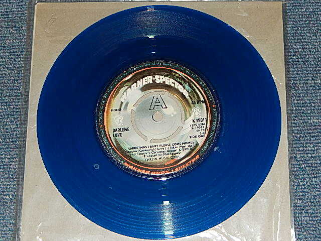 画像1: DARLENE LOVE - A) CHRISTMAS (BABY, PLEASE COME HOME)   B) WAIT TIL' MY BOBBY GETS HOME  (Ex++/Ex++) / 1974 UK ENGLAND ORIGINAL "BLUE WAX / VIMYL" Used 7" Single