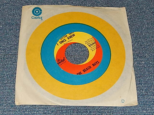 画像1: THE BEACH BOYS - A)THE LITTLE GIRL I ONCE KNEW  B) NO OTHER (MAatrix #A) 45-55297-F5#3 B) 45-55202-G4 #2) (Ex++/Ex++) / 1965 US AMERICA ORIGINAL "With ORIGINAL COMPANY SLEEVE"Used 7" SINGLE 