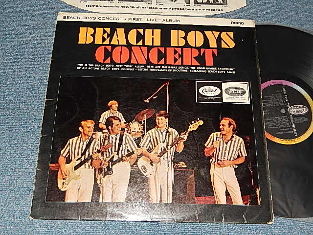 画像1: The BEACH BOYS - CONCERT ( MATRIX #A) T 1 -2198-1N  1 M  / B) T 2 -2198-1N  1 M ) (Ex+,Ex++/MINT-) /  1964 UK ENGLANDORIGINAL MONO Used LP