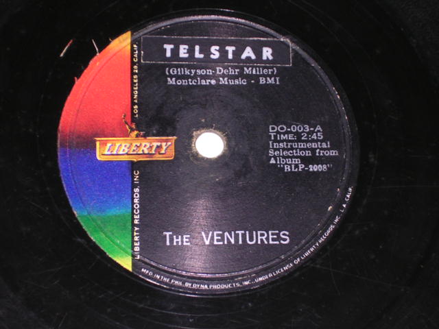 画像1: THE VENTURES - TELSTAR / TEQUILA  / 1960s  PHILLIPPINESORIGINAL 78rpm SP 