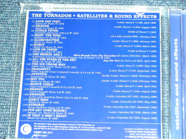 画像: THE TORNADOS - SATELLITES AND SOUND EFFECTS  / 2000 UK eNGLAND ORIGINAL "Brand New sealed" CD 