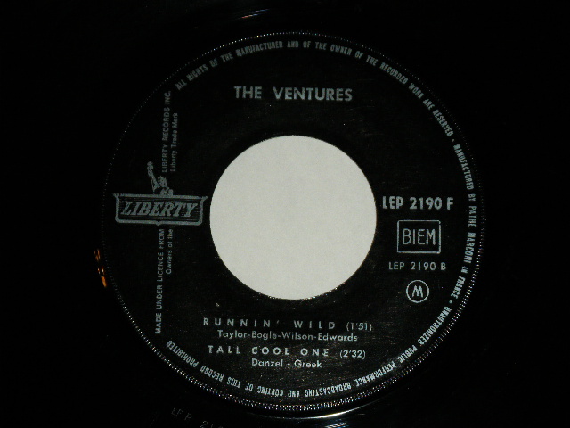 画像: THE VENTURES - WALK, DON'T RUN '64 ( Ex++,Ex+/Ex++ )  / 1960's  FRANCE Original 7" EP With PICTURE SLEEVE 