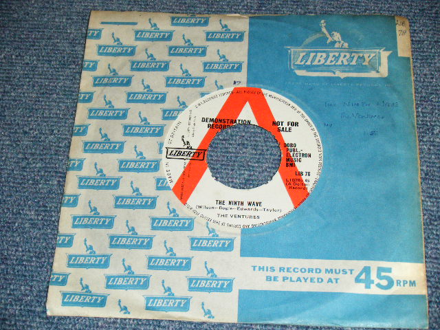 画像: THE VENTURES - THE NINTH WAVE /1963  UK ORIGINAL Promo 7" SINGLE 