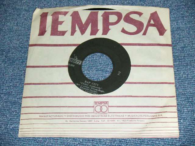 画像: THE VENTURES - WALK DON'T RUN '64  : RAP CITY   /1960's  PERU  ORIGINAL 7" SINGLE 