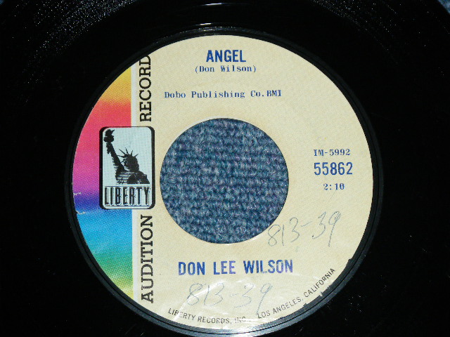 画像: DON LEE WILSON - NO MATTER WHAT SHAPE YOUR STOMACH'S IN ( FULL CREDIT PRINTING  TITLE TYPE )  / 1966 US ORIGINAL Audition Lbael Promo 7"SINGLE