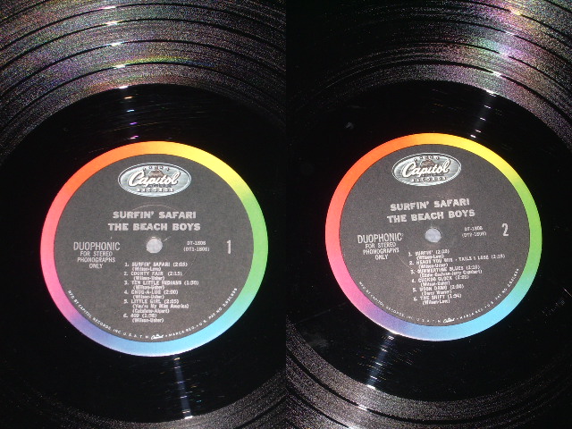 画像: The BEACH BOYS - SURFIN' SAFARI ( FC: Ex+++ & BC) Ex++ / MINT- ) / 1963 US ORIGINAL DUOPHONIC  LP