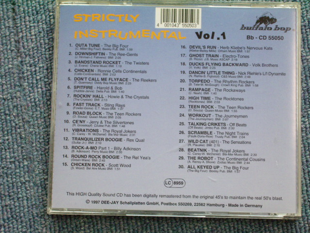 画像: VA - STRICTLY INSTRUMENTAL VOL.1 / 1997 GERMANY USED MINT CD  