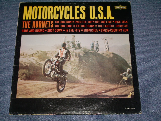 画像1: THE HORNETS ( JERRY COLE on GUITAR ) - MOTORCYCLES U.S.A.  ( Ex/Ex++) / 1963 US ORIGINALMono LP 