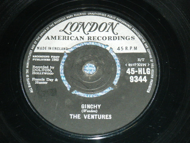 画像: THE VENTURES - LULLABY OF THE LEAVES ( Ex+++/Ex+++ ) / 1961 UK ORIGINAL 7" Single