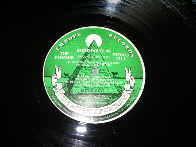 画像:  STEVE DOUGLAS - THE MUSIC OF CHEOPS (Ex++/MINT-) / 1976 US ORIGINAL LP 
