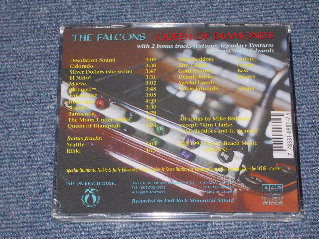 画像: THE FALCONS ( With NOKIE EDWARDS of THE VENTURES ) - QUEEN OF DIAMONDS  / 1997 CANADA Brand New SEALED  CD