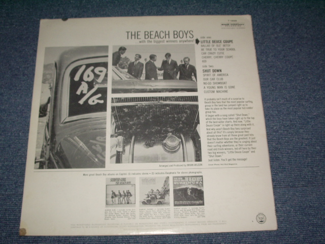 画像: The BEACH BOYS - LITTLE DEUCE COUPE (  MATRIX #  A) T1-1998-F3  /B) T2-1998-F3 ) ( Ex++/Ex++ ) / 1963 US ORIGINAL MONO LP