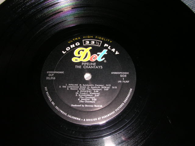 画像: THE CHANTAYS - PIPELINE ( Ex++/Ex+++ ) 1963 US AMERICA ORIGINAL "1st Press on STEREO Version" Used LP 