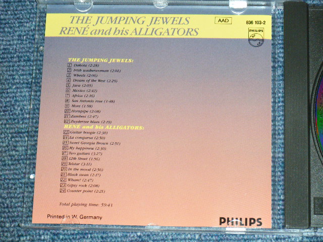 画像: THE JUMPING JEWELS + RENE and his ALLIGATORS -  ORIGINAL TAPES  THE BEST OF THE JUMPING JEWELS  + RENE and his ALLIGATORS REVIVED   / 1980's WEST-GERMANY ORIGINAL used CD