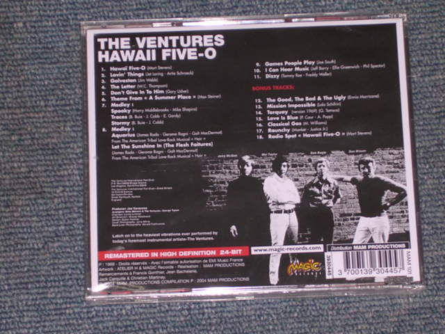 画像: THE VENTURES - HAWAII FIVE-O ( ORIGINAL ALBUM + BONUS )  / 2009 VERSION FRENCH Regular Package SEALED  CD