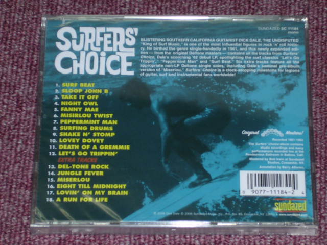 画像: DICK DALE & HIS DEL-TONES - SURFERS' CHOICE! / 2006 US Brand New SEALED NEW CD 