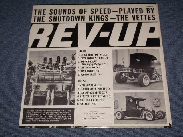 画像: THE VETTES - REV-UP (MINT/MINT )  / 1963 US ORIGINAL Stereo LP 