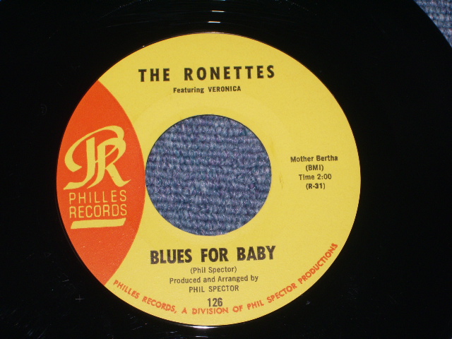 画像: THE RONETTES - BORN TO BE TOGETHER ( VG+++/MINT) / 1965 US ORIGINAL 7" SINGLE  With PICTURE SLEEVE