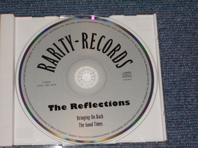 画像: THE REFLECTIONS - BRINGING ON BACK THE GOOD TIMES  / 2002 HOLLAND ORIGINAL BRAND NEW CD 