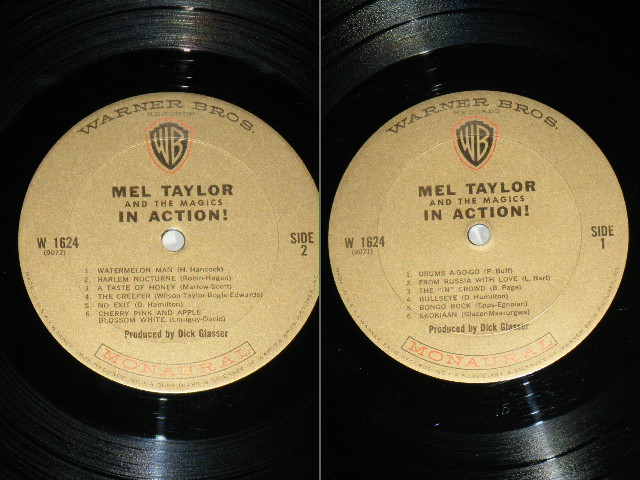 画像: MEL TAYLOR ( DRUMMER of THE VENTURES ) - IN ACTION ( Ex-/Ex+++ ) / 1966 US ORIGINAL MONO LP  