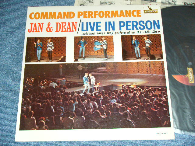 画像1: JAN & DEAN - COMMAND PERFORMANCE : LIVE IN PERSON  ( Ex++/MINT- )  / 1965 US ORIGINAL MONO   LP 