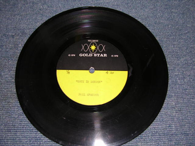 画像: PHIL SPECTOR - LUCKY IN LONDON / 1965(?) US ORIGINAL  8" ACETATE Single 