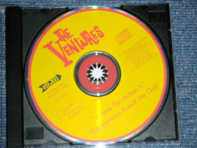 画像: THE VENTURES - WHERE THE ACTION IS + KNOCK ME OUT  ( 2 in 1+ BONUS TRACK/ Ex+++/MINT- ) / 1996 US USED  CD 