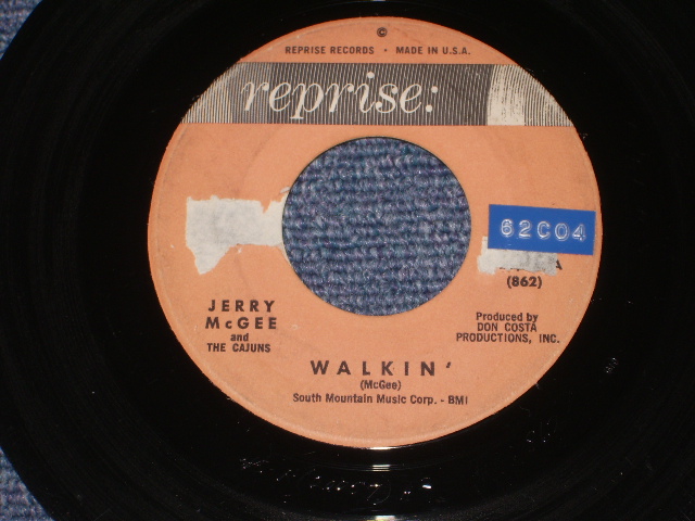 画像: JERRY McGEE ( Of THE VENTURES' LEAD GUITARIST ) - WALKIN'  ( Ex/Ex  )　/ 1962 US ORIGINAL 7"45's Single 