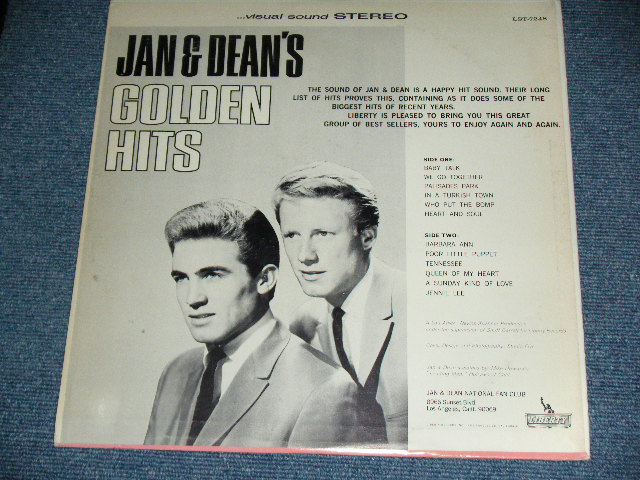 画像: JAN & DEAN - GOLDEN HITS ( Ex++/Ex++ )   / 1962 US ORIGINAL LATE 60's LABEL  STETEO LP 