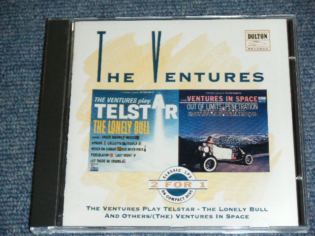 画像1: THE VENTURES - PLAY TELSTAR + IN SPACE ( 2in1 : Inclded RARE TRACKS ) / 1992 US ORIGINAL Used CD 