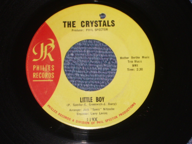 画像1: THE CRYSTALS - LITTLE BOY ( YELLOW LABEL    Ex+++/Ex+++ BB : Have a Bassic NOISE Version :  LIGHT RING WEAR ) / 1964 US ORIGINAL 7" SINGLE 