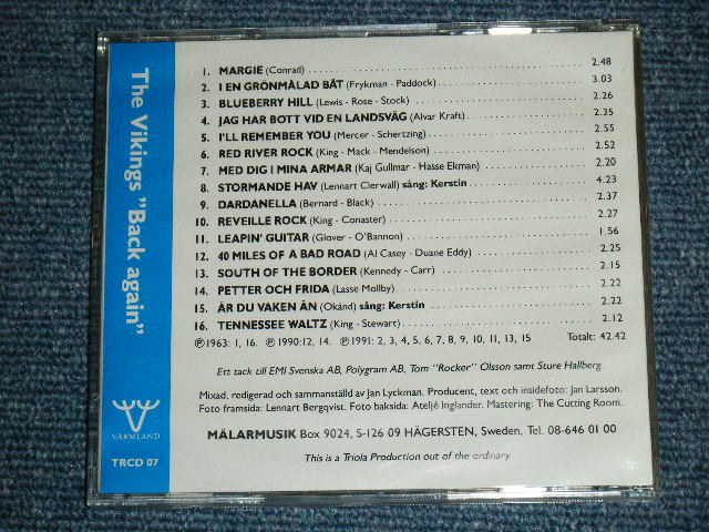 画像: THE VIKINGS - BACK AGAIN 1961-1991 / 1991 SWEDEN ORIGINAL Brand New CD