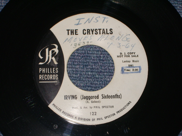 画像: THE CRYSTALS - ALL GROWN UP ( WHITE LABEL PROMO   Ex++/Ex++ : ) / 1964 US ORIGINAL 7" SINGLE 