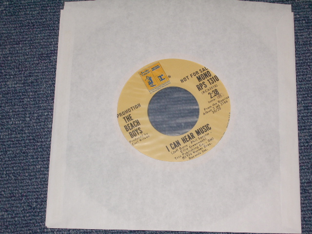 画像: THE BEACH BOYS - I CAN HEAR MUSIC / 1974 US ORIGINAL PROMO ONLY SAME FLIP SPECIAL COUPLING 7"Single