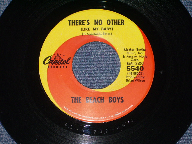 画像: THE BEACH BOYS -THE LITTLE GIRL I ONCE KNEW (  MATRIX  F3#4/G6#3 : Ex/Ex++ ) / 1965 US ORIGINAL 7" SINGLE With PICTURE SLEEVE 