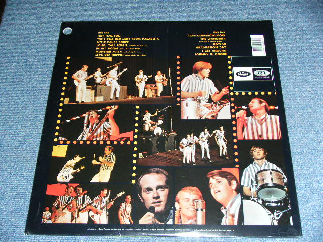画像: The BEACH BOYS - CONCERT (MINT-/Ex++ Looks:MINT-) / 1976 Version US AMERICA REISSUE Used LP 