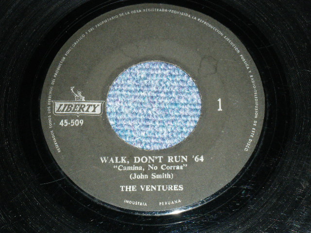 画像1: THE VENTURES - WALK DON'T RUN '64  : RAP CITY   /1960's  PERU  ORIGINAL 7" SINGLE 