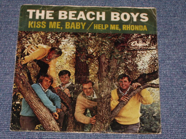 画像: THE BEACH BOYS - HELP ME,RHONDA   ( : MATRIX G4/G4 : STRAIGHT LISTING TITLE on LABEL: VG+++/Ex ) / 1965 US ORIGINAL 7" SINGLE With PICTURE SLEEVE 