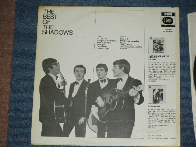 画像: THE SHADOWS - THE BEST OF THE SHADOWS / 1968 HOLLAND ORIGINAL Used  LP 
