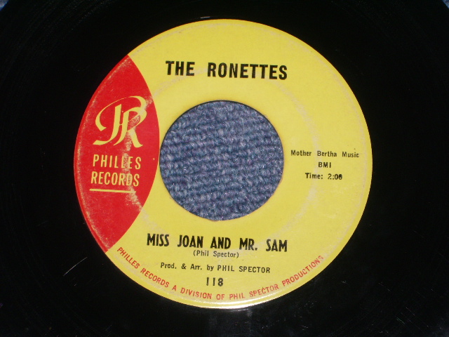 画像: THE RONETTES - BABY, I LOVE YOU ( Ex-/Ex-) /   1964 Version US AMERICA  2nd Press "YELLOW LABEL"  Used 7" SINGLE  