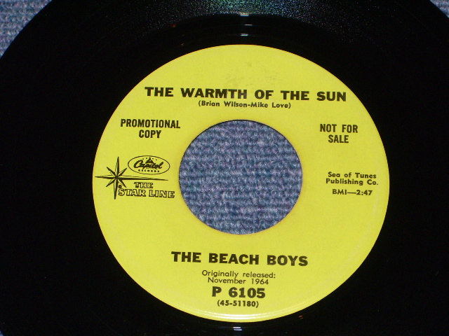 画像: THE BEACH BOYS - DANCE DANCE DANCE  / 1967 US REISSUE PROMO  7" SINGLE 