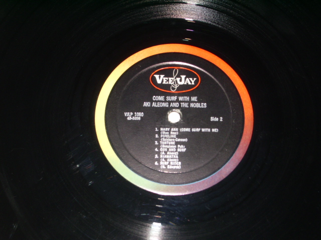 画像: AKI ALEONG AND THE NOBLES - COME SURF WITH ME(Ex++,Ex+/Ex+++ ) / 1963 US ORIGINAL MONO LP