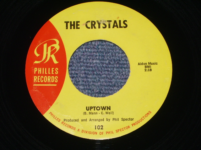 画像: THE CRYSTALS - UPTOWN  ( YELLOW LABEL  MINT/MINT ) / 1964 US ORIGINAL 7" SINGLE With COMPANY SLEEVE 