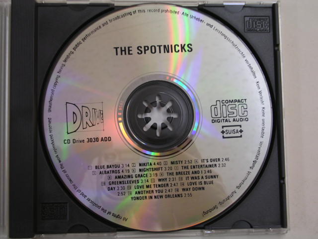 画像: THE SPOTNICKS - THE SPOTNICKS / 1987  SWITZERLAND USED CD